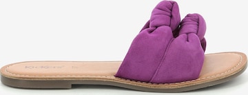 Kickers Mules in Purple