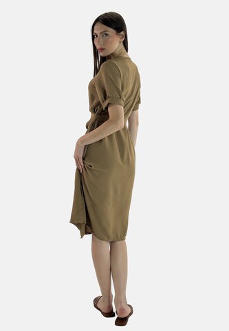 Robe-chemise Elara en beige