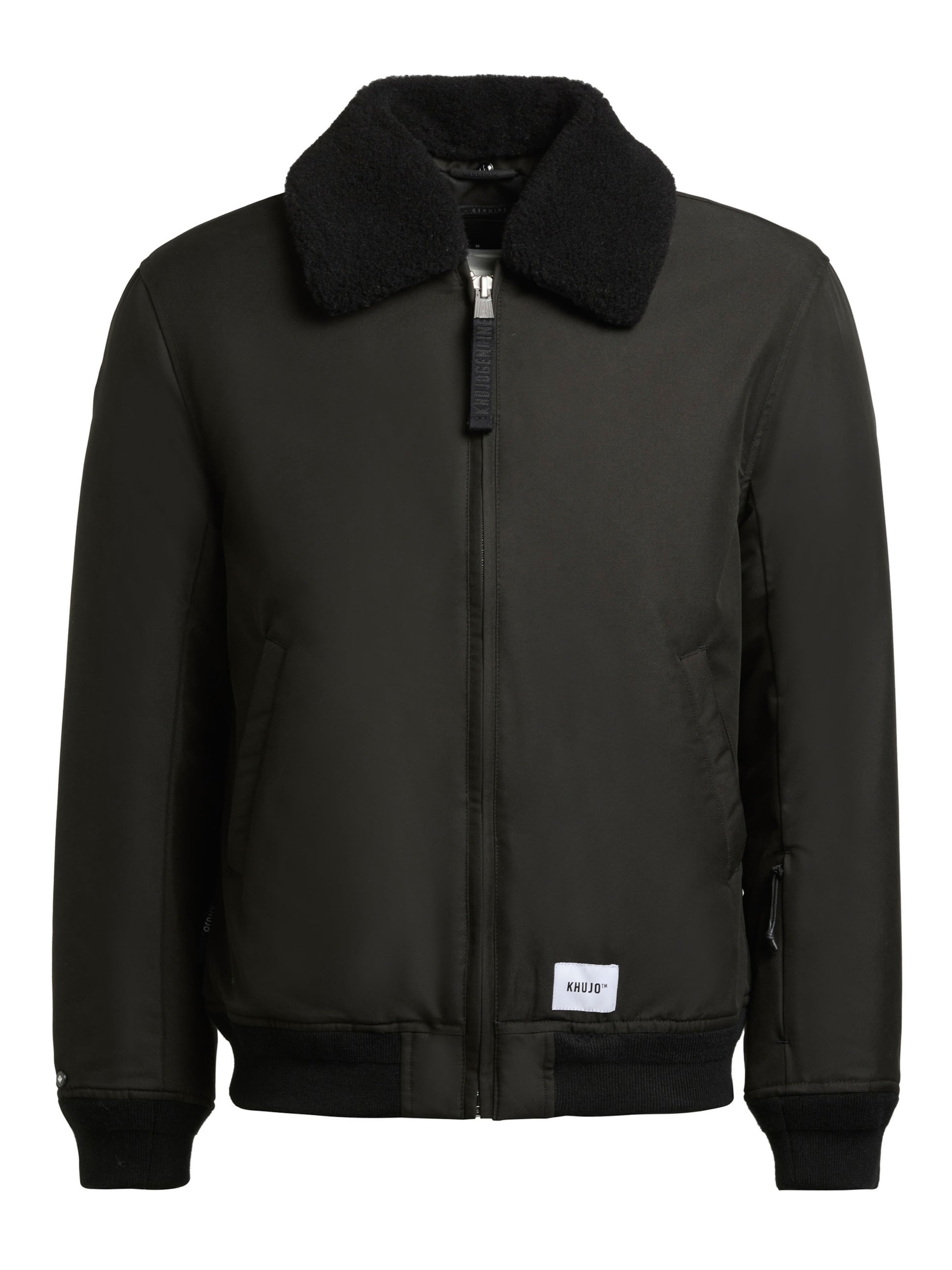 Giacca invernale 'Amos' di khujo in nero: frontale