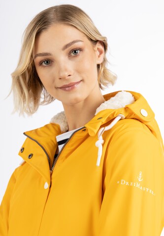 Manteau fonctionnel DreiMaster Maritim en jaune