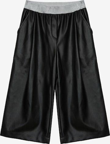 Gulliver Wide Leg Hose in Schwarz: predná strana