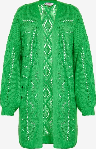 Cardigan MYMO en vert : devant