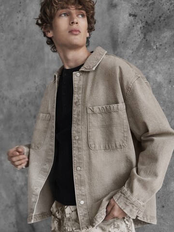 Veste mi-saison Pull&Bear en gris