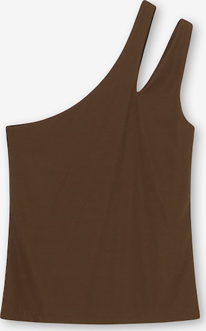 Envii Top 'Enflora' in Brown: front