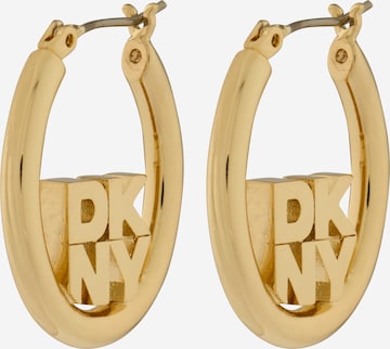 DKNYNaušnice - zlatna boja: prednji dio