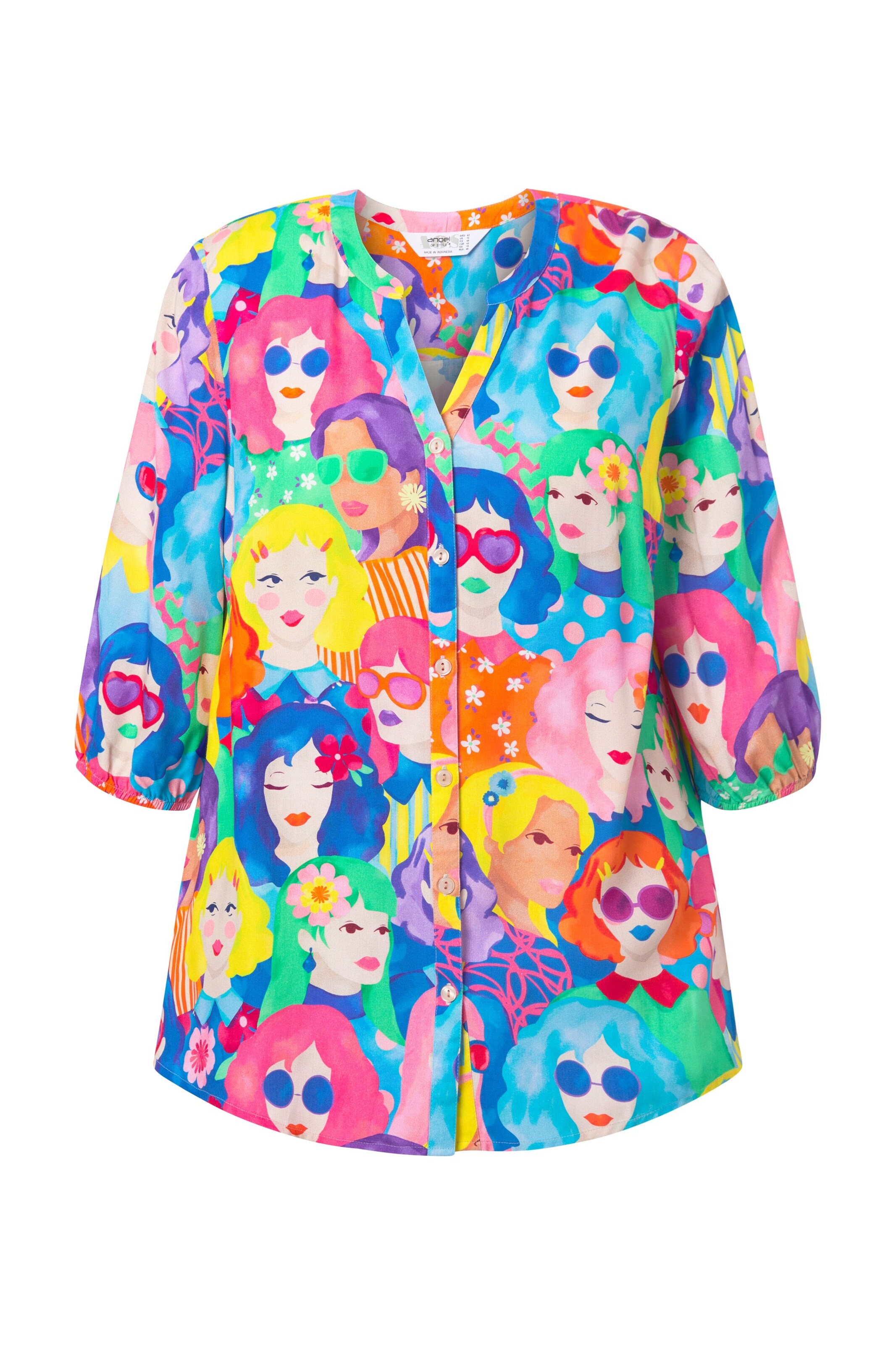 Angel of Style Tuniek in Gemengde kleuren: voorkant