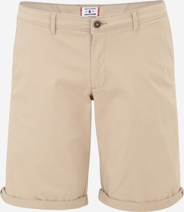 Regular Pantalon chino 'Bowie' Jack & Jones Plus en beige : devant