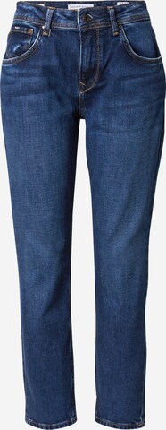 Pepe Jeans Slimfit Jeans in Blauw: voorkant