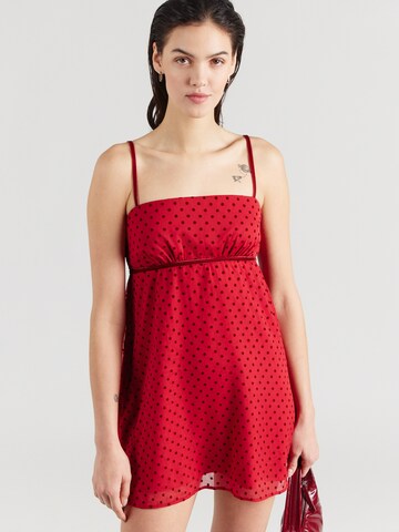 HOLLISTER Dress in Red: front