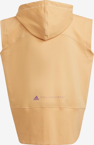 ADIDAS BY STELLA MCCARTNEY Athletic Zip-Up Hoodie 'Sleeveless' in Yellow