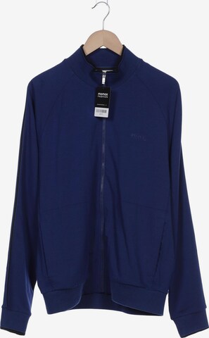 Zegna Sweatshirt & Zip-Up Hoodie in XL in Blue: front