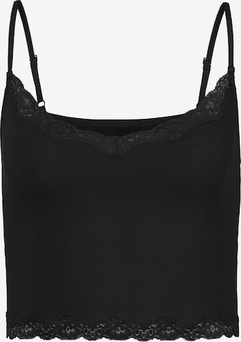 LASCANA Crop-Top in Schwarz: predná strana