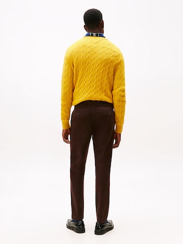 Regular Pantalon chino 'Harlem Essential' TOMMY HILFIGER en marron