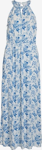 VILA Summer Dress in Blue: front