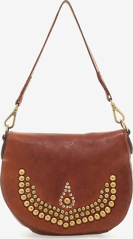 Campomaggi Shoulder Bag in Brown: front