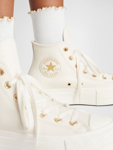 Baskets hautes 'Chuck Taylor As Lift' CONVERSE en beige