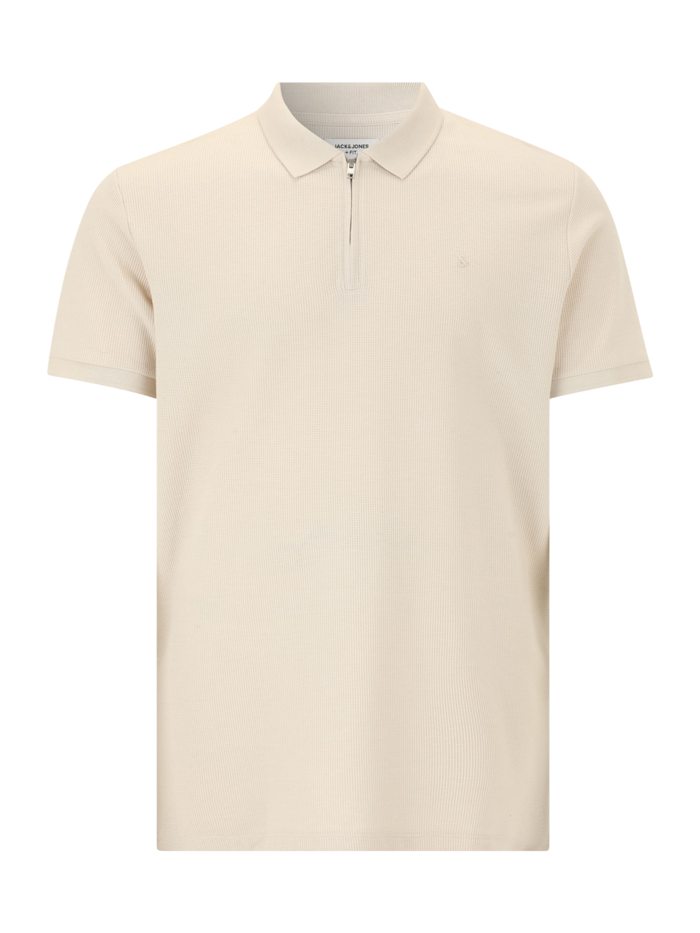 Jack & Jones Plus T-shirt 'JJEAUSTIN' i beige: framsida
