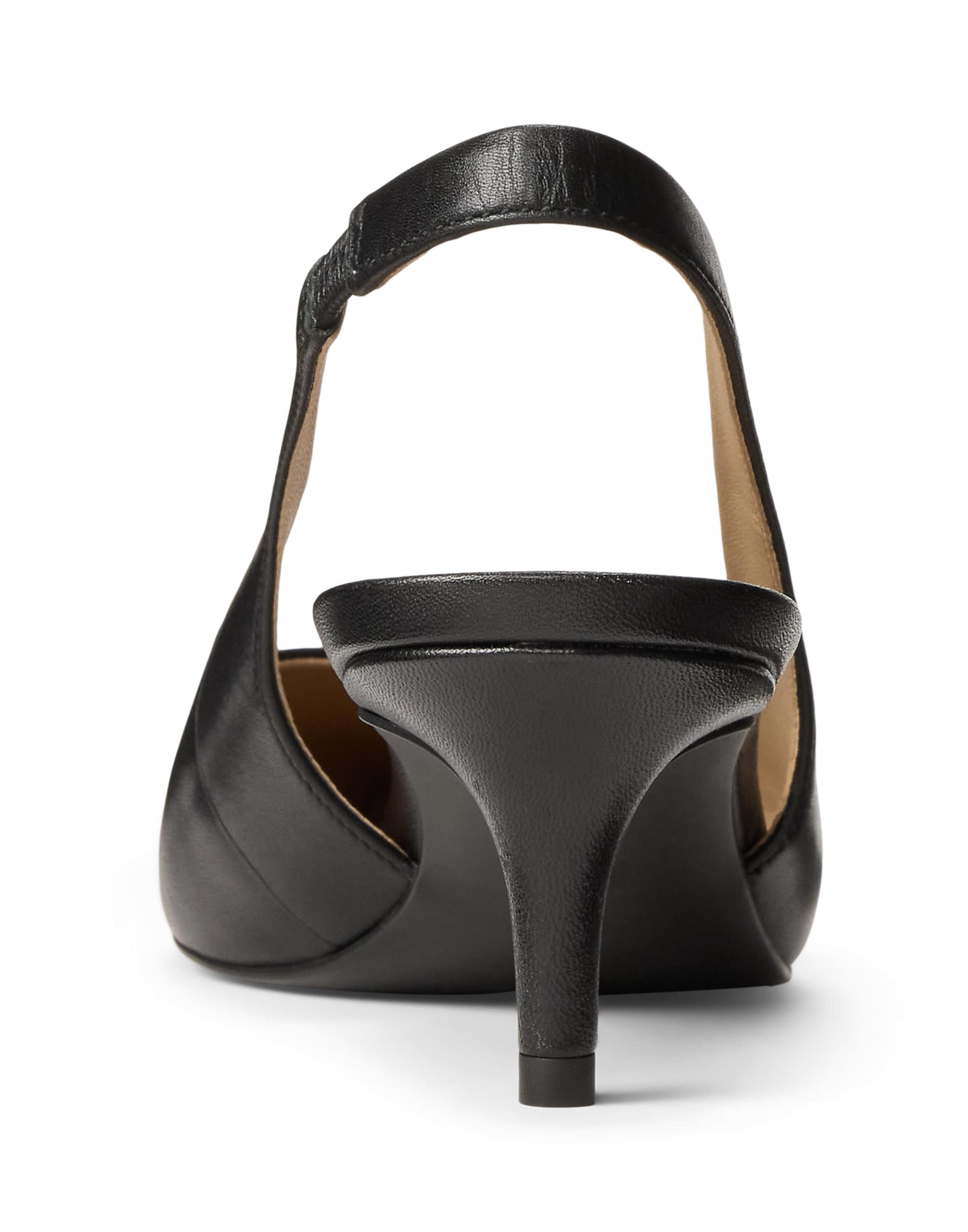 Lauren Ralph Lauren Дамски обувки на ток с отворена пета 'LOLAH' в черно