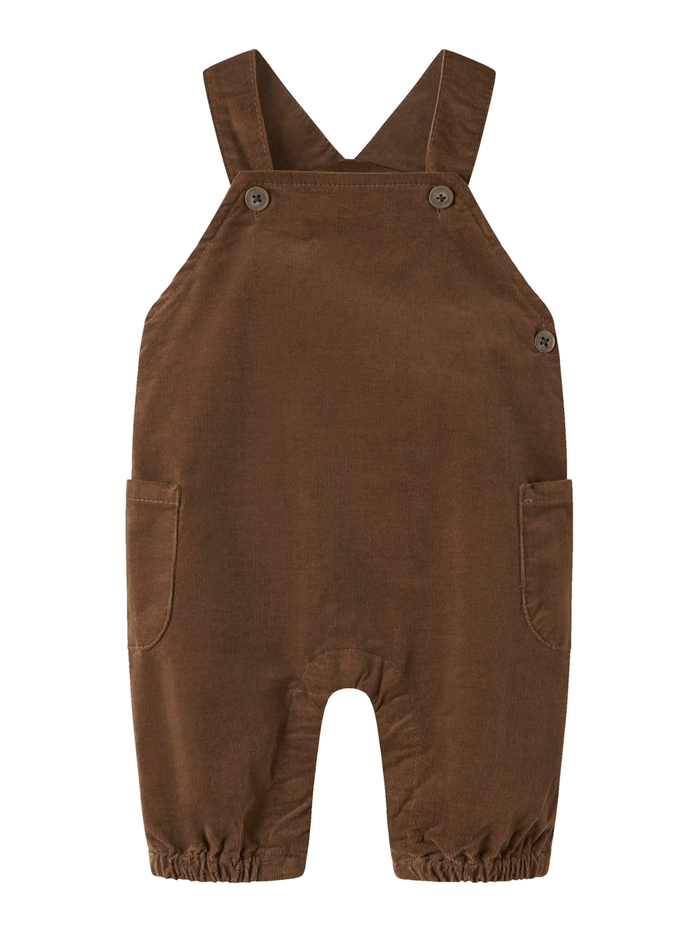 Baggy Salopette 'NBMBEN' NAME IT en marron : devant