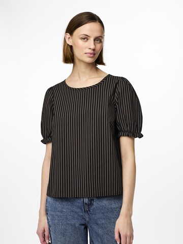 PIECES Blouse 'PCPenny' in Black: front