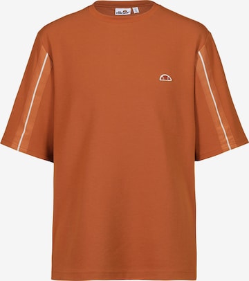ELLESSE Shirt 'Sartoria' in Brown: front