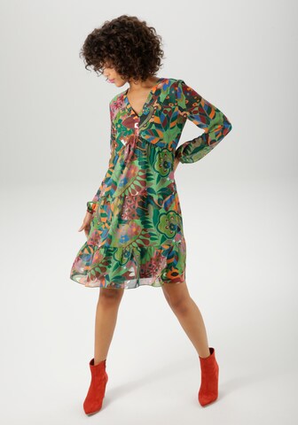 Aniston CASUAL Kleid in Grün