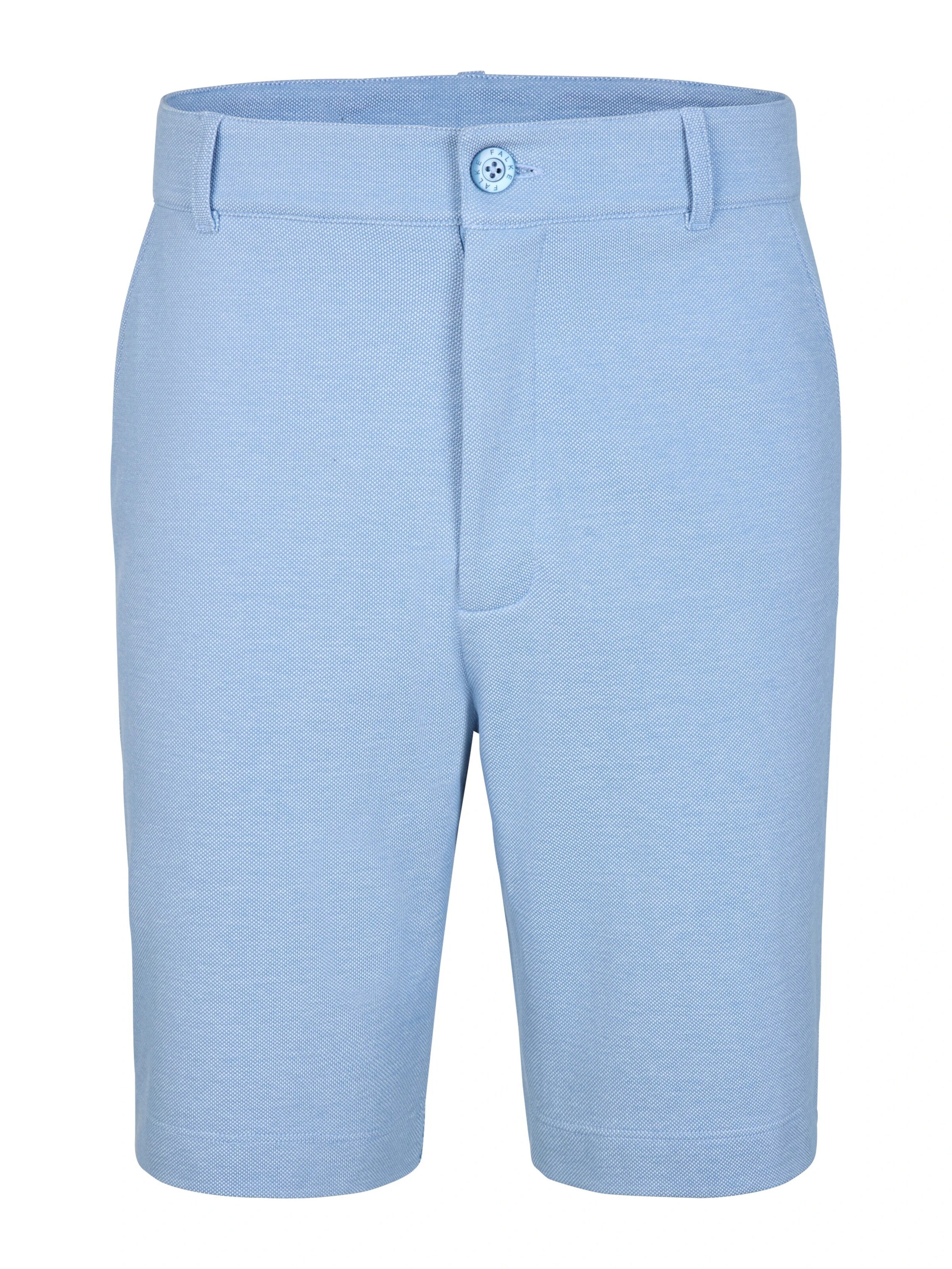 FALKE Regular Workout Pants 'Casual Pique' in Blue