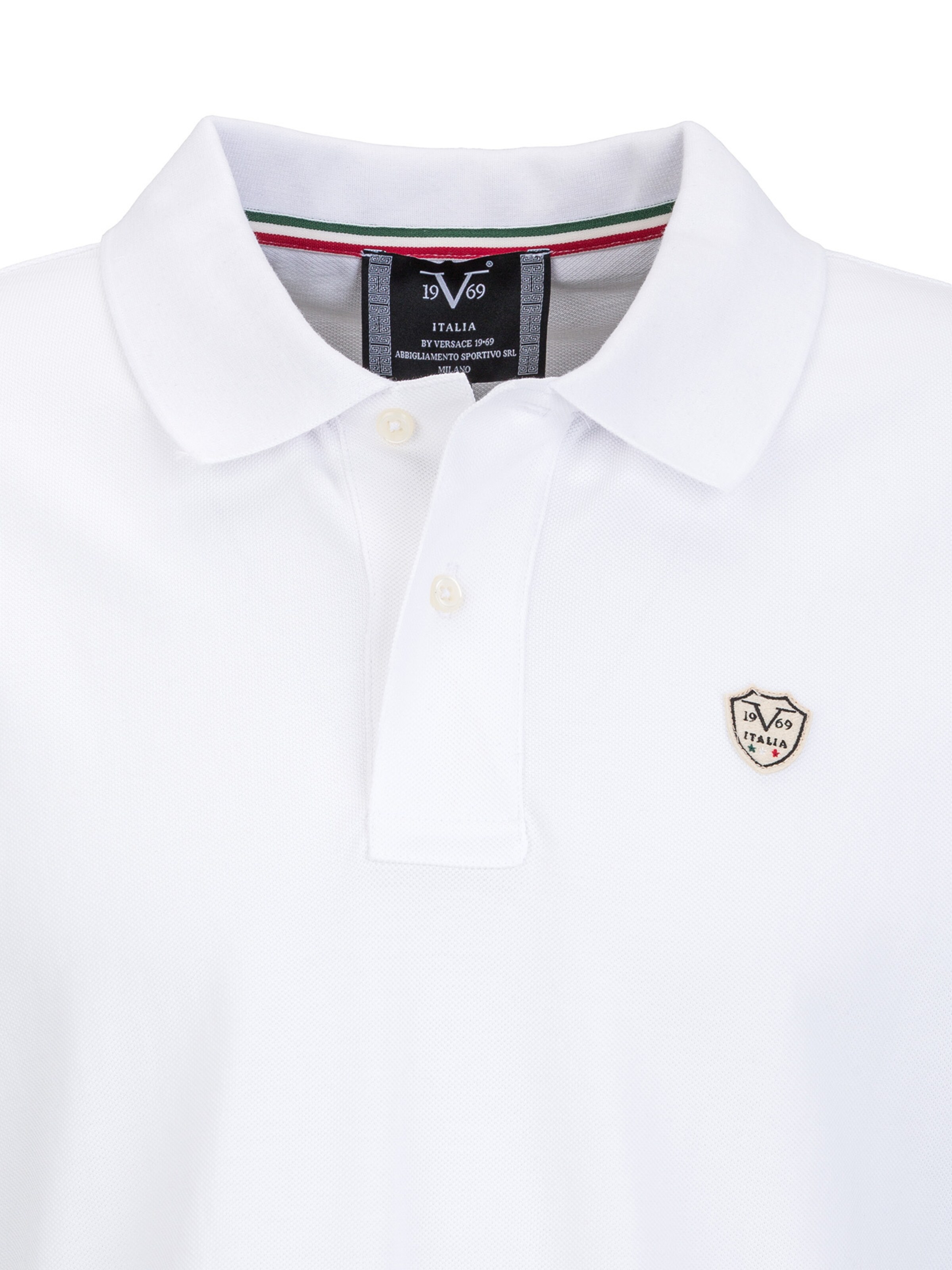 19V69 ITALIA Póló 'Emilio' - fehér
