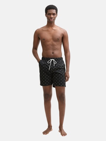 TOM TAILOR DENIM Board Shorts in Black