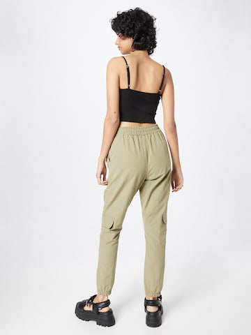 Nasty Gal Tapered Cargo Pants in Green