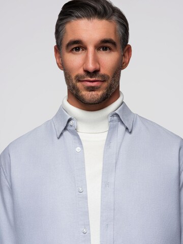 Ombre Regular fit Overhemd 'OM-SHOS-0172' in Blauw