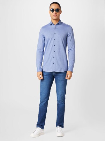 Regular fit Camicia di OLYMP in blu