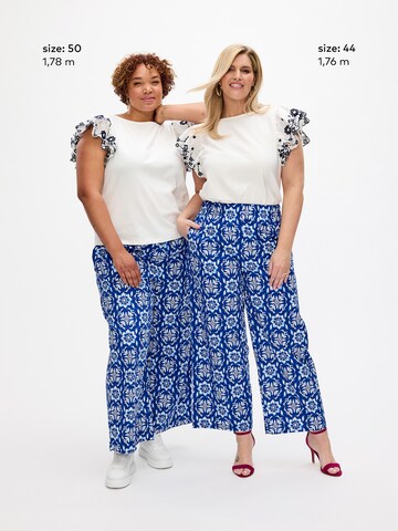 RYC by Angelina Kirsch Bluse in Weiß