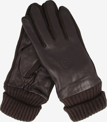 bugatti Full Finger Gloves in Brown