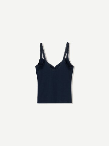 Haut Bershka en bleu