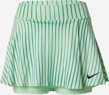 NIKE Athletic Skorts in Green: front