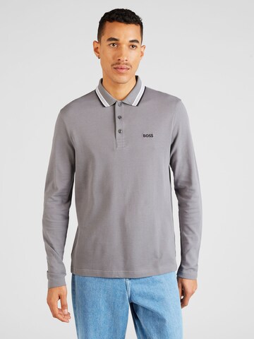 BOSS Shirt 'Plisy' in Grey: front