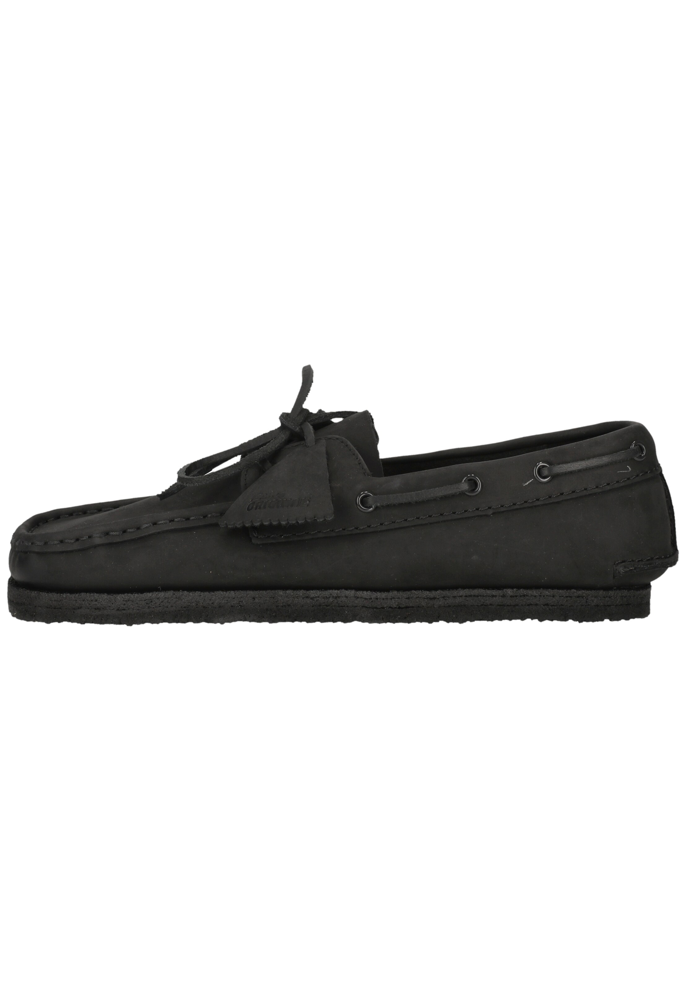 Chaussure à lacets 'Godney Boat' CLARKS en noir