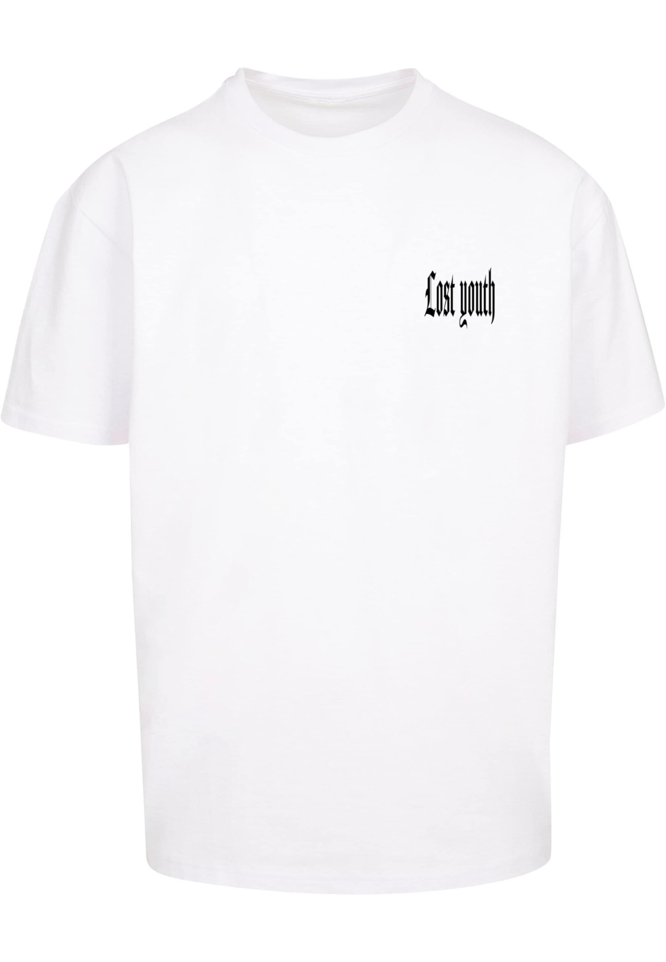 Lost Youth - Camisa em branco: frente