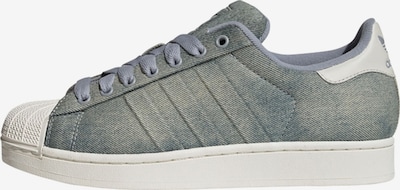 ADIDAS ORIGINALS Sneaker 'Superstar II' in 35,5 in taubenblau / silbergrau / weiß, Produktansicht