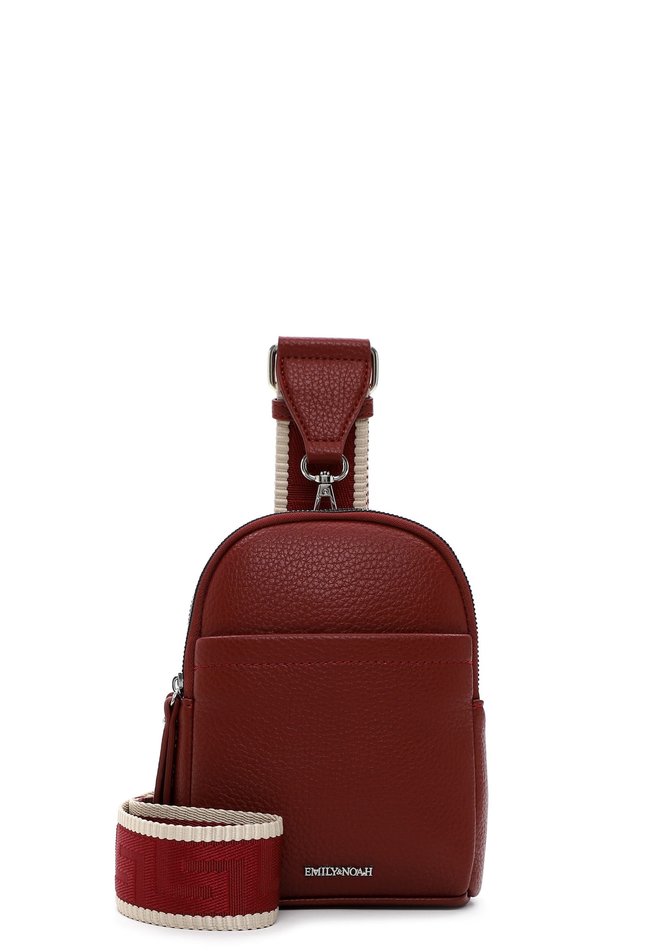 Borsa a tracolla 'Elena' di Emily & Noah in rosso: frontale