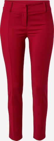 Coupe slim Pantalon PATRIZIA PEPE en rouge : devant