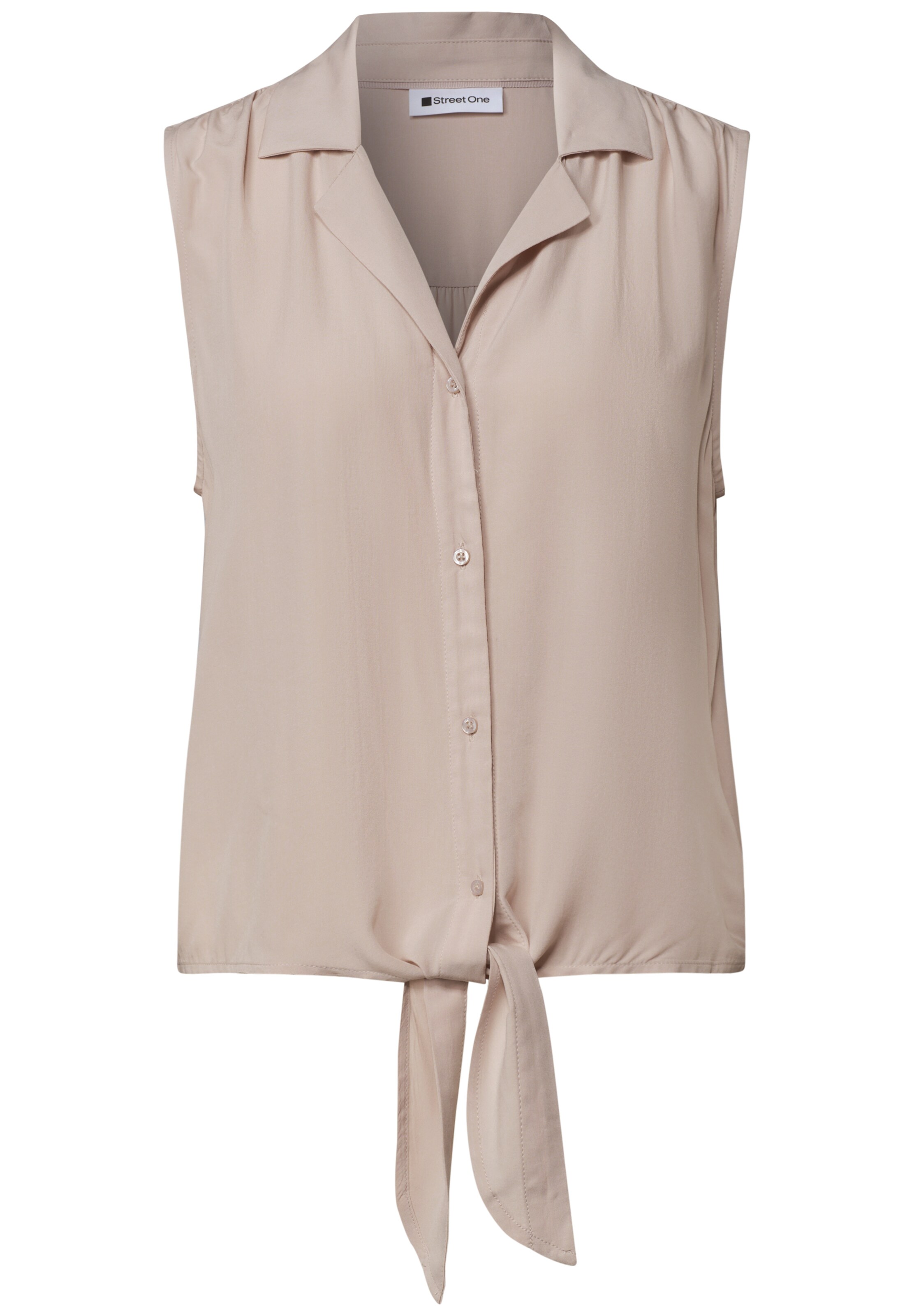 STREET ONE Bluse in XS in beige, Produktansicht