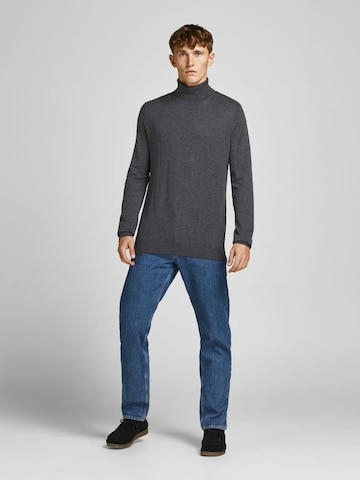 JACK & JONES - Pullover 'Emil' em cinzento