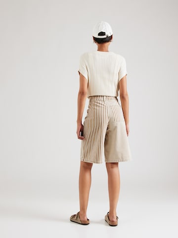 TOPSHOP Loosefit Broek in Bruin