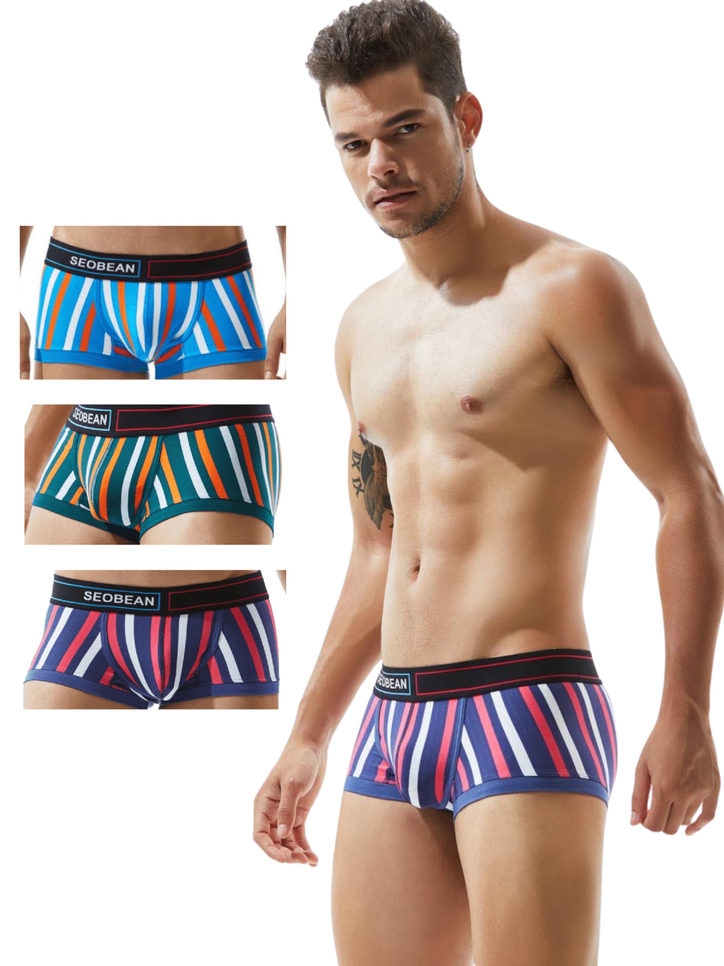 SEOBEAN Boxer shorts in Mixed colors: front