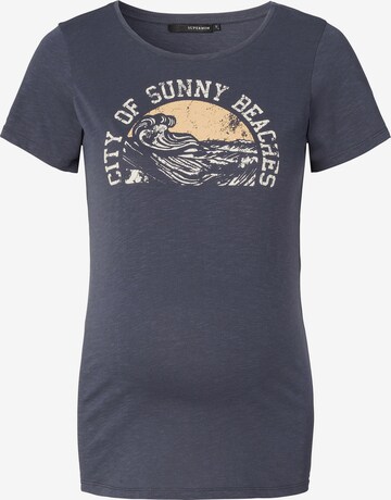 Supermom Shirt 'Sunny Beaches' in Weiß