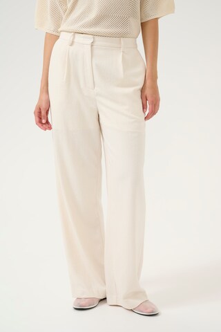 KAREN BY SIMONSEN Regular Broek 'Itima' in Beige: voorkant
