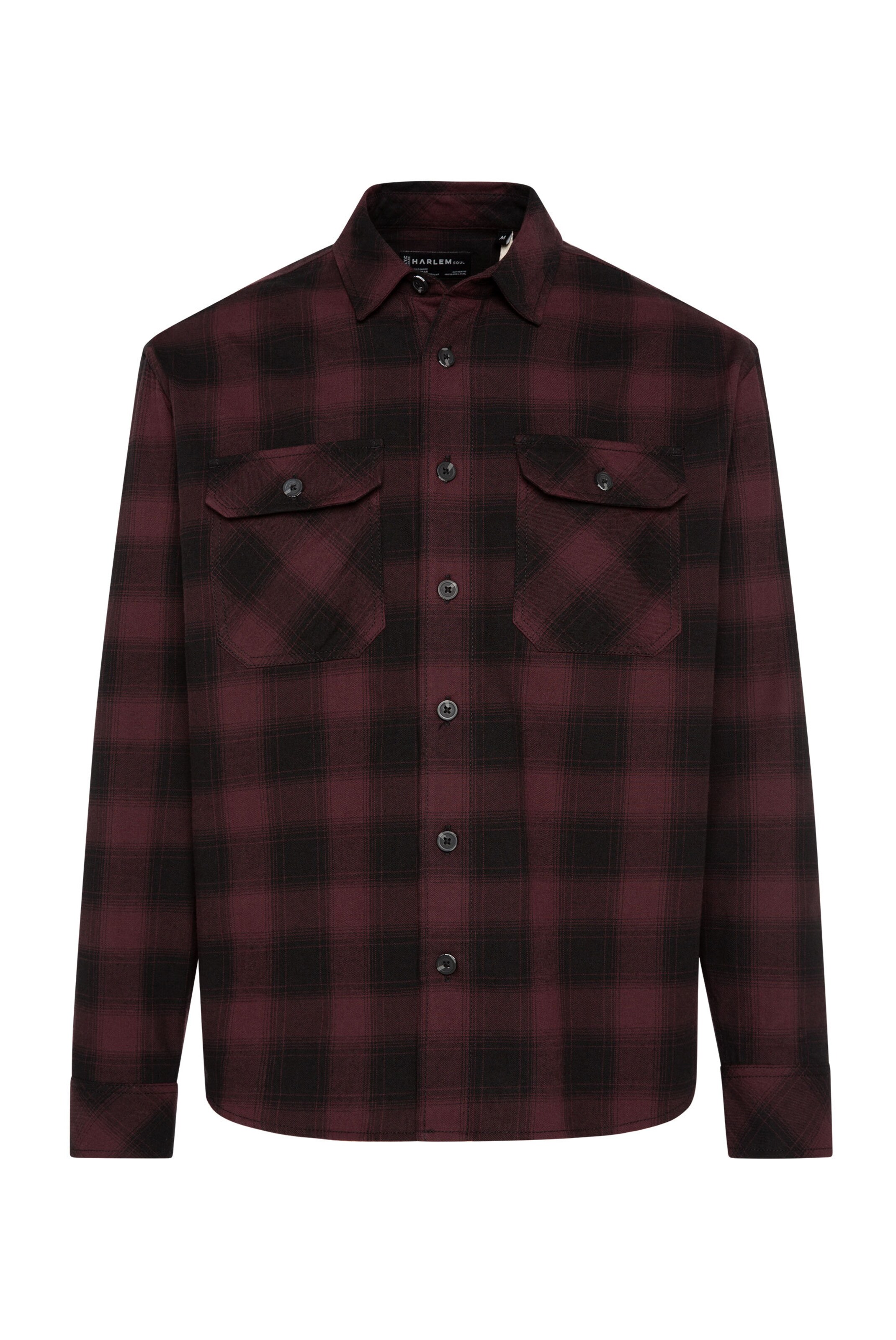 Harlem Soul Regular fit Button Up Shirt 'GEORGE' in Red: front