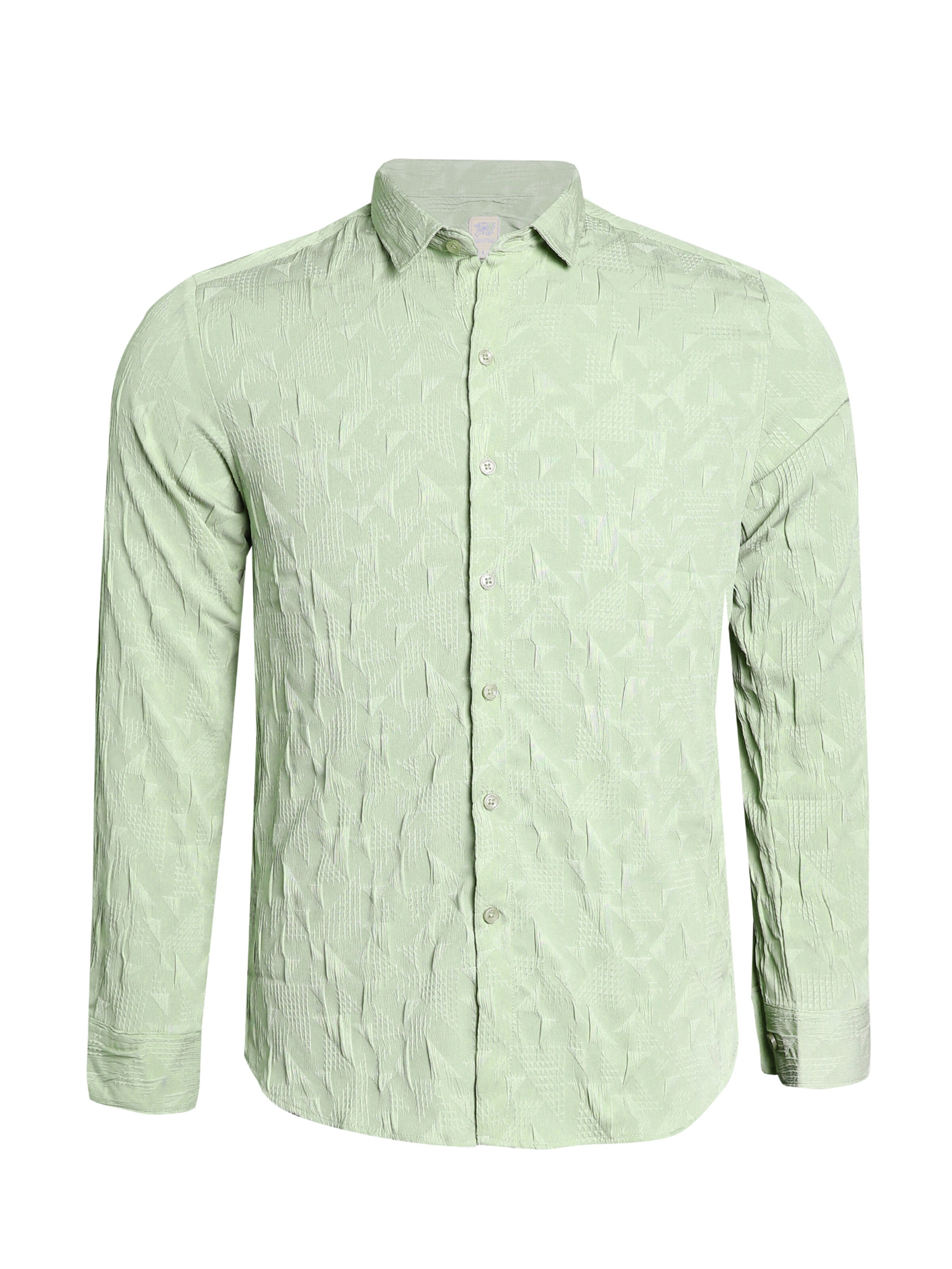 Campus Sutra Regular Fit Skjorte 'Tiara' i grøn: forside